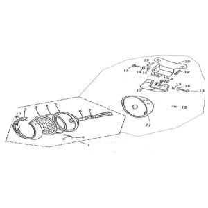 Koplamp Turbho RG50 125