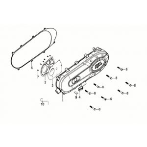 Carterdeksel Sym Fiddle IV 50 Euro 5