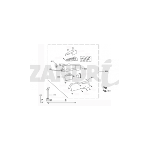 Luchtfilter Santini Capri 125 wit