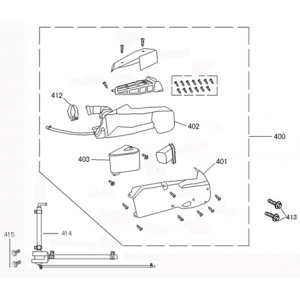 Luchtfilter Benda Benson 125 matzwart