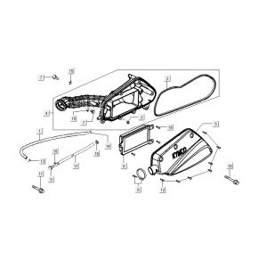 Luchtfilter Kymco Sento 50 4-takt Spring Wit