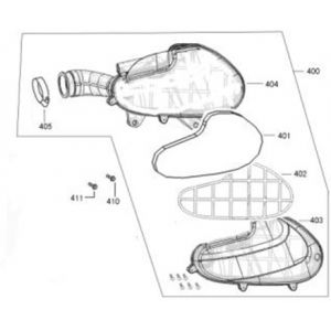 Luchtfilter Senzo SP flat antraciet