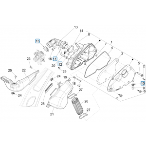 Luchtfilter Vespa Sprint 125 3V IE ABS