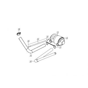 Luchtmembraan Kymco People S 50 4-takt wit