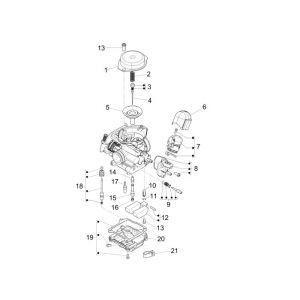 Carburateur Piaggio New Fly 4-takt 4V