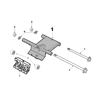 Motorophanging Peugeot Ludix 14 zwart