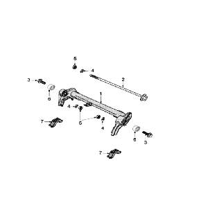 Motorophanging Peugeot Speedfight 3 50 2-takt LC wit