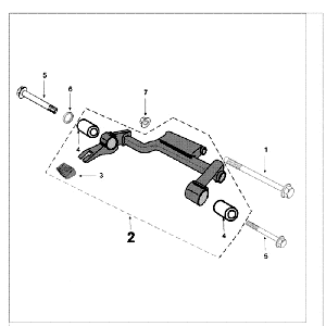 Motorophanging Peugeot Tweet old wit
