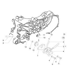 Oliepomp Vespa Sprint 50 2-takt AC