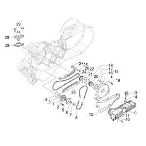 Oliepomp Vespa Sprint 50 4-takt 4V