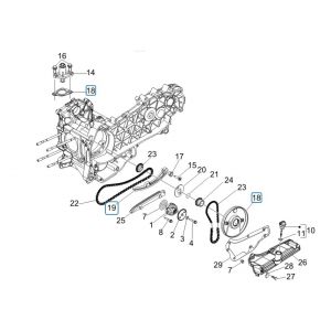 Oliepomp Vespa GTV 250 IE 4V