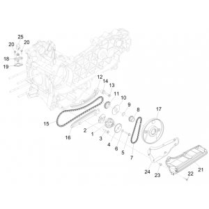 Oliepomp Piaggio Beverly 300 HPE 4V ABS Euro 5 2021-2022