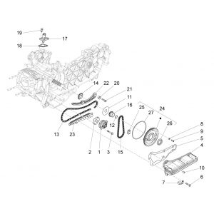Oliepomp Vespa Sprint 125 3V IE ABS Euro 5 2021