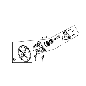 Oliepomp Sym Fiddle White WH8018P