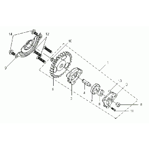 Oliepomp Sym VS 125 Euro 3