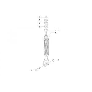 Schokbreker Piaggio New Fly 4-takt 4V
