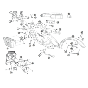 Other parts Yadea Trooper 01 Fatbike