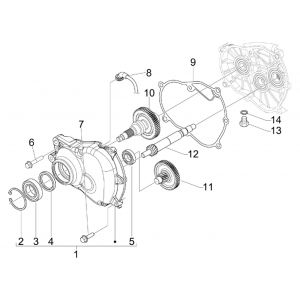 Vertanding - Overbrenging Piaggio Beverly 300 IE ABS Euro 4 2016-2020