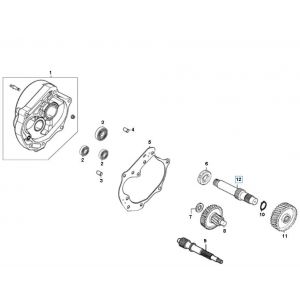 Vertanding - Overbrenging Turbho CX 50 4-takt