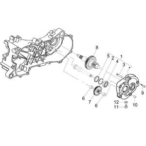 Vertanding - Overbrenging Piaggio Fly 50 4-takt AC