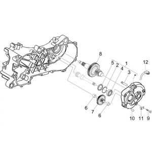 Vertanding - Overbrenging Piaggio Liberty 50 2-takt AC