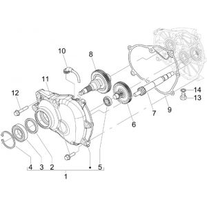 Vertanding - Overbrenging Gilera Runner 200 VXR 4-takt 2006