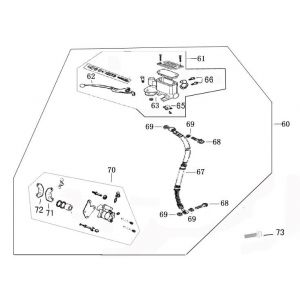 Remcilinder - Remhendel - Remleiding - Remklauw - Remblokken AGM Retro Extra mat wit