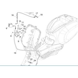 Remklauw - Remblokken - Remleiding Vespa Primavera 125 3V IE ABS