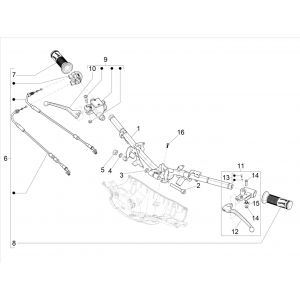 Remklauw - Remblokken - Remleiding Vespa Sprint 125 3V IE ABS Euro 5 2021