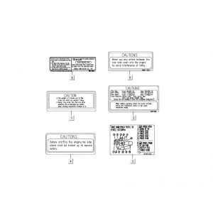 Veiligheid- en waarschuwingsstickersKymco People 50 2-takt rood