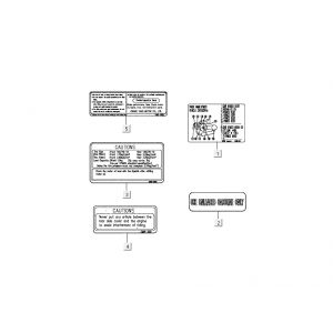 Veiligheid- en waarschuwingsstickersKymco Super9 50 2-takt AC oud model matzwart zilver