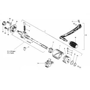 Schakelas Zundapp 529-028 en 029