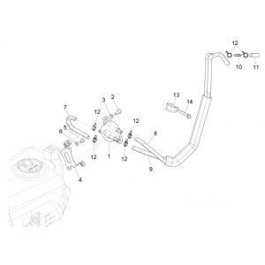 Benzinepomp Piaggio NRG Power 50 2-takt LC Euro 4