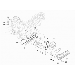 Oliepomp Vespa GTS 300 Super HPE 4V IE ABS Euro 5 2020-2022