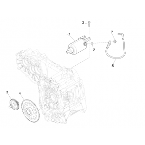 Startmotor - Starttandwiel Vespa GTS 300 Super HPE 4V IE ABS Euro 5 2020-2022