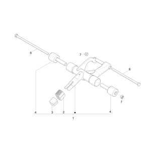 Motorophanging Piaggio Typhoon 50 2-takt Euro 4 2018-2020