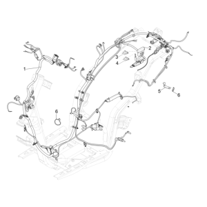 Kabelboom Piaggio Typhoon 50 2-takt Euro 4 2018-2020