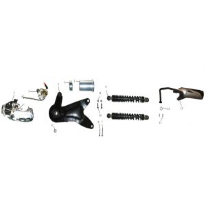 Schokbreker Turbho CX 50 4-takt