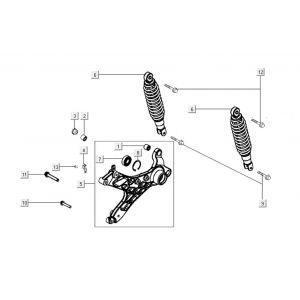 Schokbreker Kymco Like 125