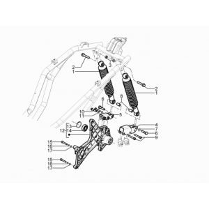 Schokbreker Piaggio Beverly 300 IE ABS Euro 4 2016-2020