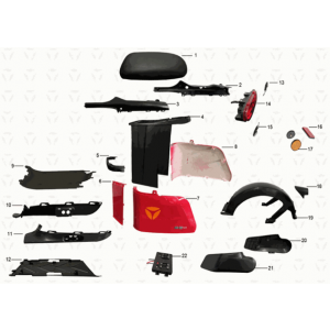 Seat box Yadea Y1S