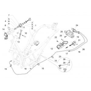 Cotactslot Piaggio Beverly 300 IE ABS Euro 4 2016-2020