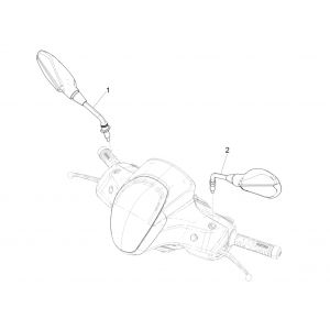 Spiegels Piaggio Medley 125 IE ABS Euro 4 2016-2019