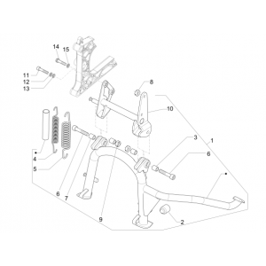 Middenstandaard Piaggio MP3 500 LT Sport 2014-2016