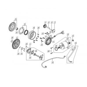 Startmotor Kymco MXU 400