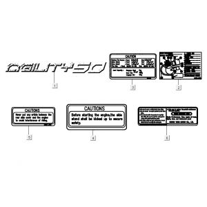 Emblemen - Stickers - Logo Kymco Agility Fat 12' 4-takt blauw