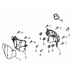 Stuurhuis Generic Ideo crème 2007 2-takt 25