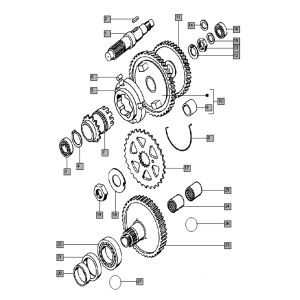 Schakelmechanisme Tomos STANDARD (25-45KMH) (K8-L0)