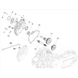 Vertanding - Overbrening Vespa GTS 125 IE ABS Euro 4 2016-2018