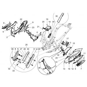 Treeplank Piaggio Beverly 300 IE ABS Euro 4 2016-2020